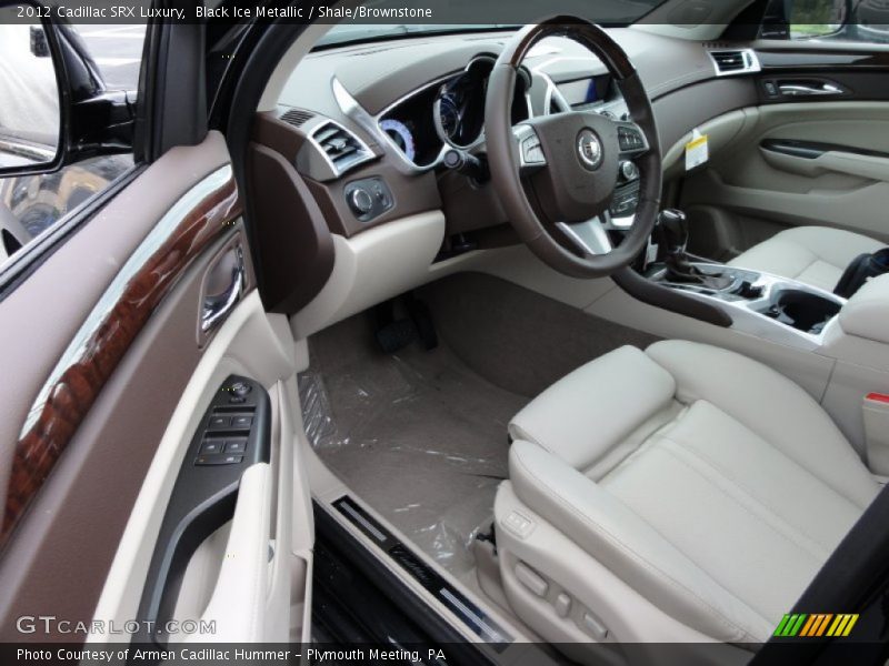 Black Ice Metallic / Shale/Brownstone 2012 Cadillac SRX Luxury