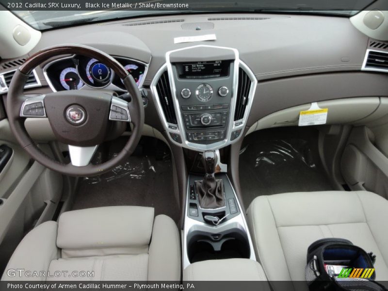 Black Ice Metallic / Shale/Brownstone 2012 Cadillac SRX Luxury