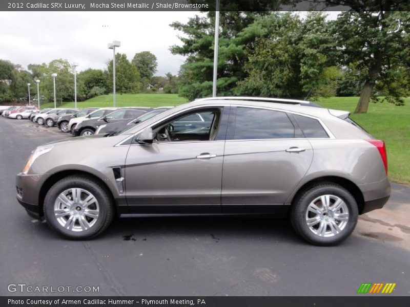 Mocha Steel Metallic / Shale/Brownstone 2012 Cadillac SRX Luxury