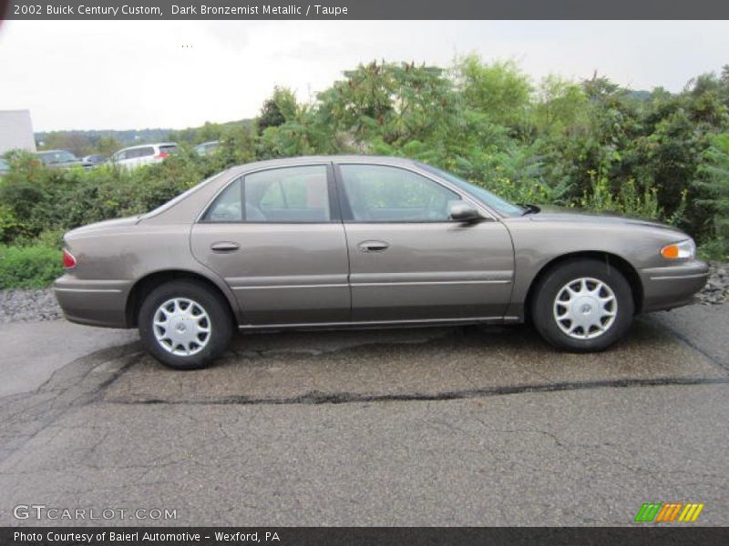 Dark Bronzemist Metallic / Taupe 2002 Buick Century Custom