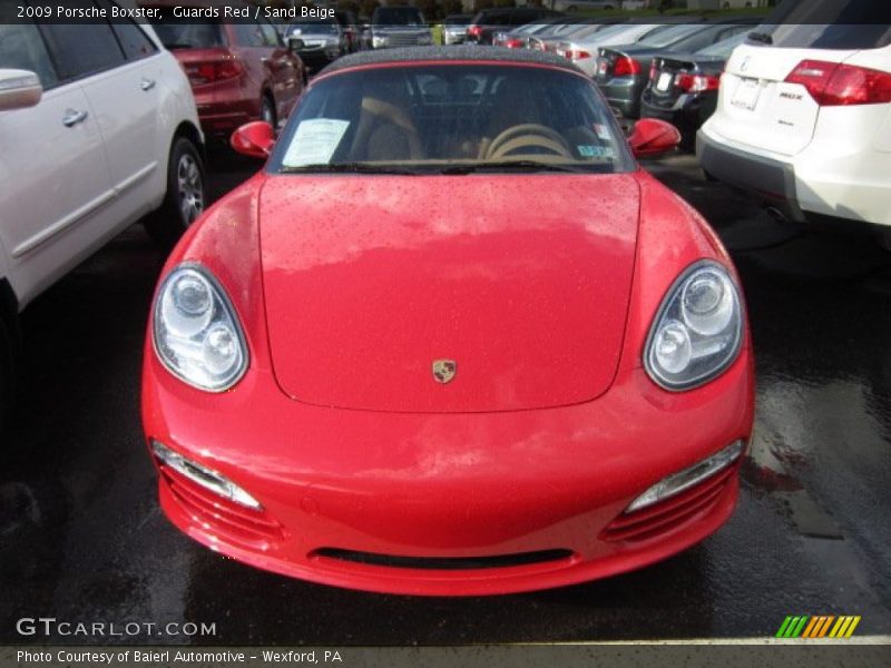 Guards Red / Sand Beige 2009 Porsche Boxster