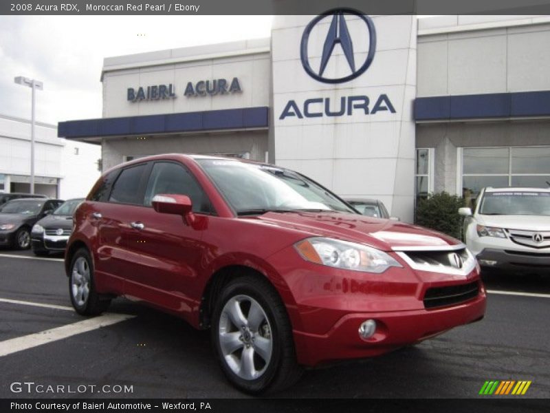 Moroccan Red Pearl / Ebony 2008 Acura RDX