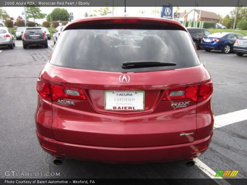 Moroccan Red Pearl / Ebony 2008 Acura RDX