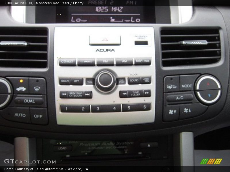 Moroccan Red Pearl / Ebony 2008 Acura RDX