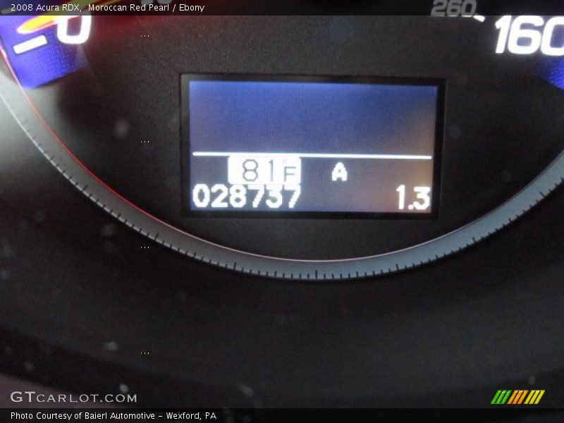 Moroccan Red Pearl / Ebony 2008 Acura RDX