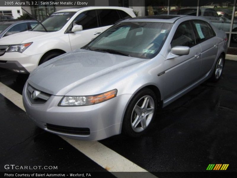Satin Silver Metallic / Ebony 2005 Acura TL 3.2