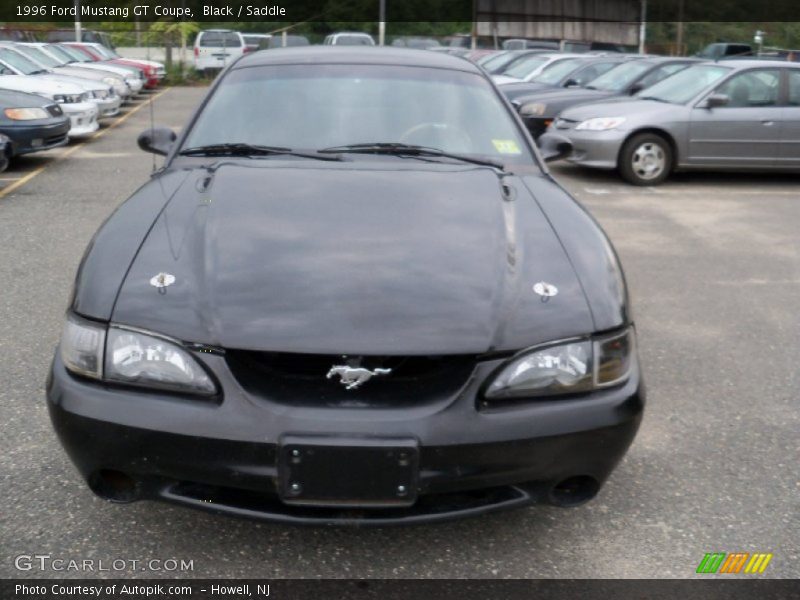 Black / Saddle 1996 Ford Mustang GT Coupe