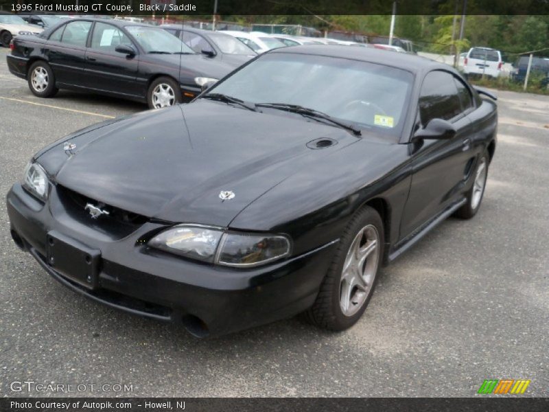 Black / Saddle 1996 Ford Mustang GT Coupe