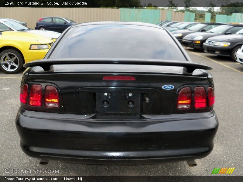 Black / Saddle 1996 Ford Mustang GT Coupe