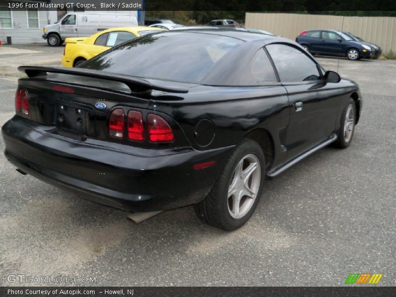 Black / Saddle 1996 Ford Mustang GT Coupe