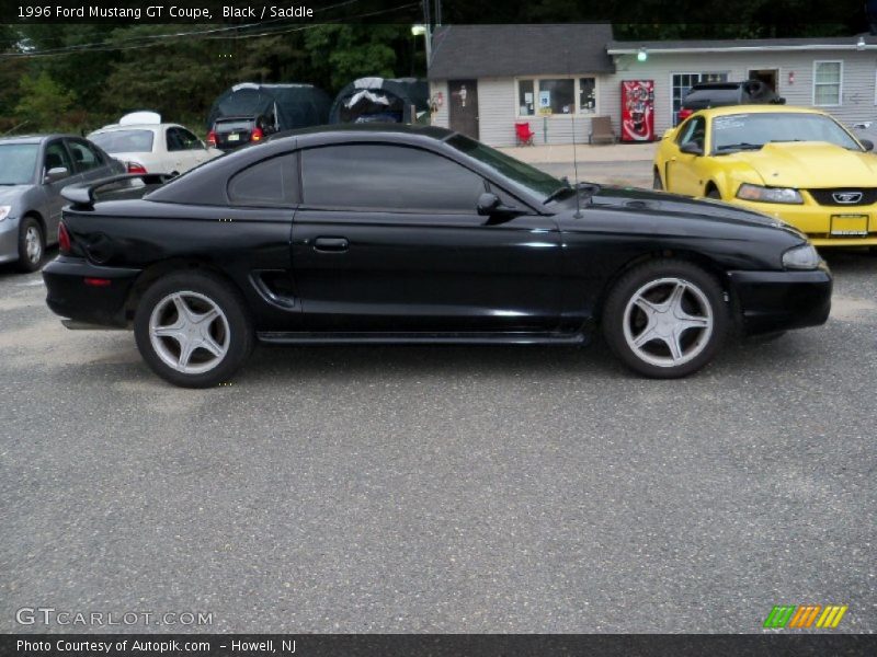 Black / Saddle 1996 Ford Mustang GT Coupe