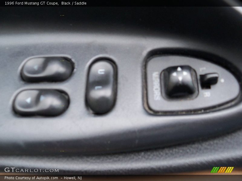 Black / Saddle 1996 Ford Mustang GT Coupe