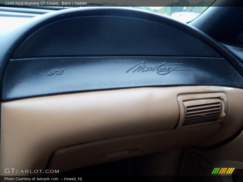 Black / Saddle 1996 Ford Mustang GT Coupe