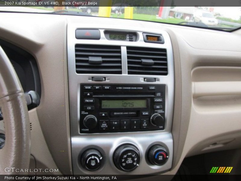 Black Cherry / Beige 2007 Kia Sportage EX V6 4WD