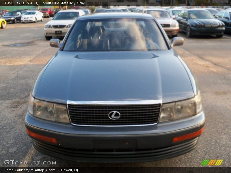 Cobalt Blue Metallic / Gray 1990 Lexus LS 400