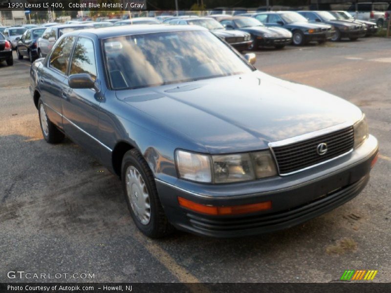Cobalt Blue Metallic / Gray 1990 Lexus LS 400