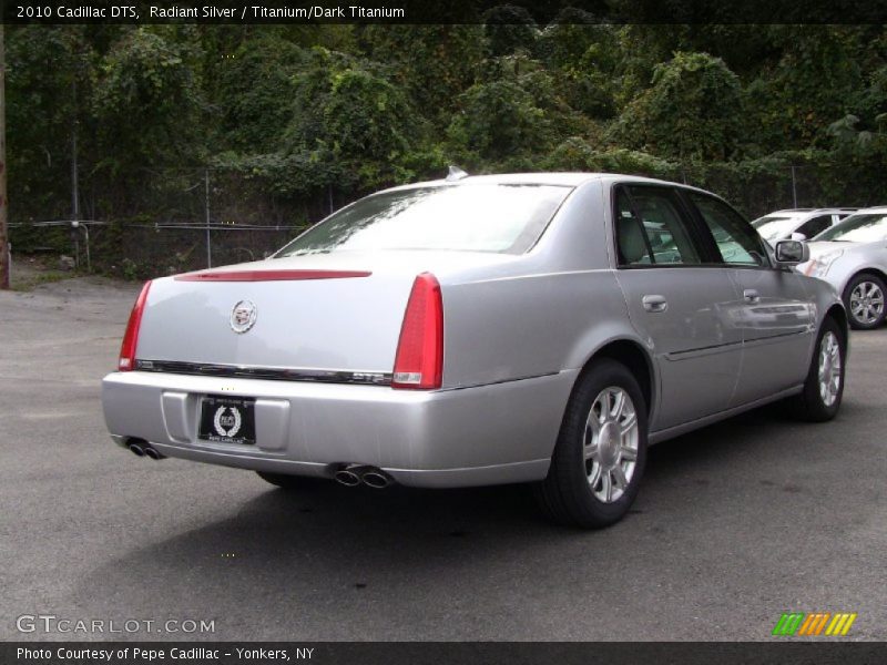 Radiant Silver / Titanium/Dark Titanium 2010 Cadillac DTS