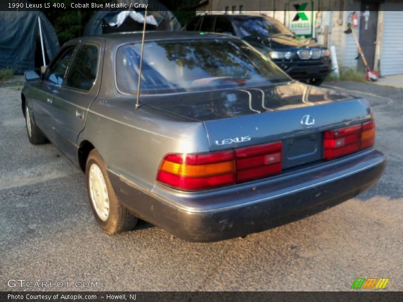 Cobalt Blue Metallic / Gray 1990 Lexus LS 400