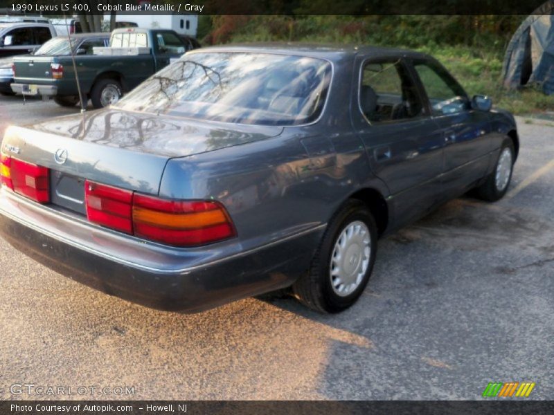 Cobalt Blue Metallic / Gray 1990 Lexus LS 400