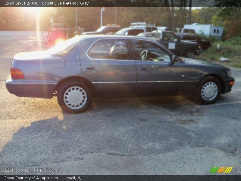 Cobalt Blue Metallic / Gray 1990 Lexus LS 400