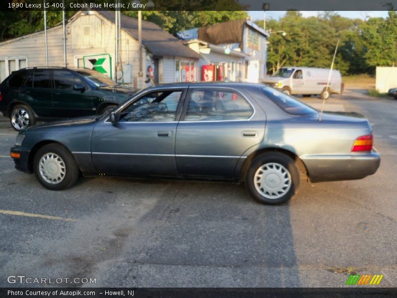 Cobalt Blue Metallic / Gray 1990 Lexus LS 400