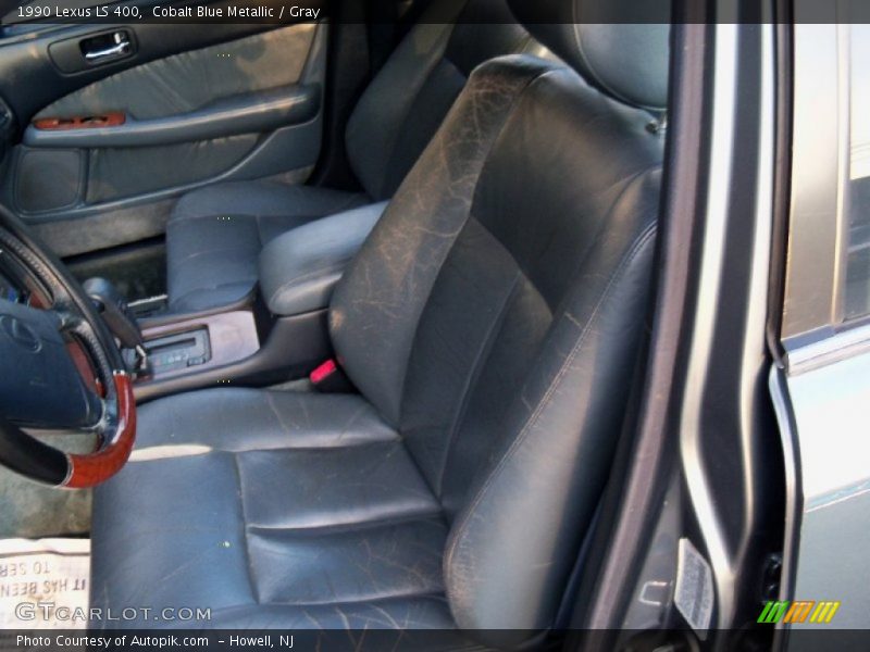 Cobalt Blue Metallic / Gray 1990 Lexus LS 400
