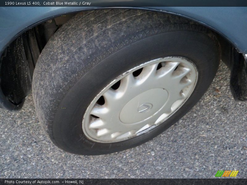 Cobalt Blue Metallic / Gray 1990 Lexus LS 400