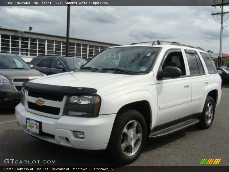 Summit White / Light Gray 2008 Chevrolet TrailBlazer LT 4x4