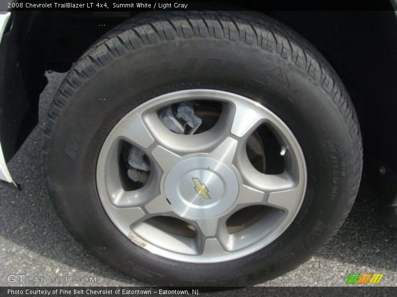 Summit White / Light Gray 2008 Chevrolet TrailBlazer LT 4x4