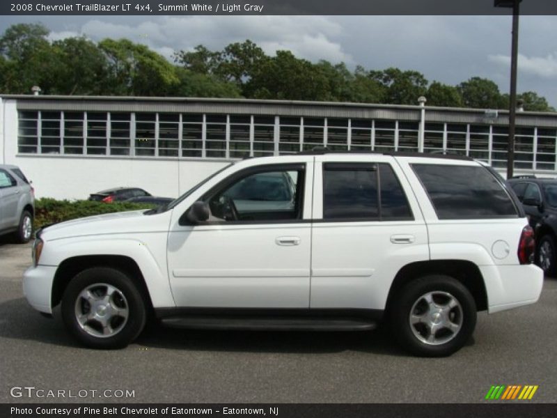 Summit White / Light Gray 2008 Chevrolet TrailBlazer LT 4x4