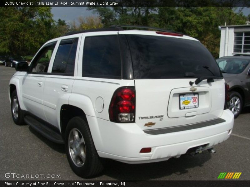 Summit White / Light Gray 2008 Chevrolet TrailBlazer LT 4x4