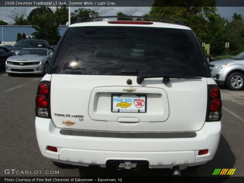Summit White / Light Gray 2008 Chevrolet TrailBlazer LT 4x4