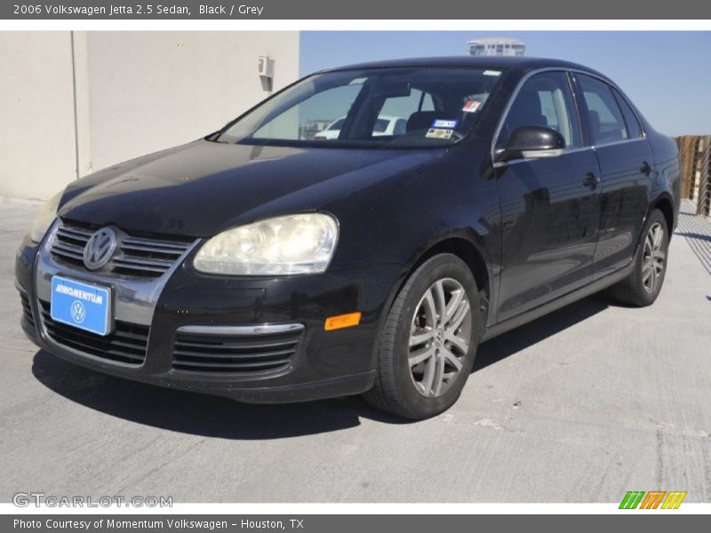 Black / Grey 2006 Volkswagen Jetta 2.5 Sedan