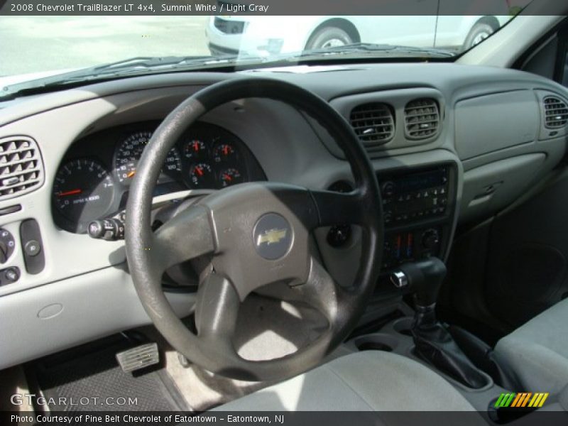 Summit White / Light Gray 2008 Chevrolet TrailBlazer LT 4x4