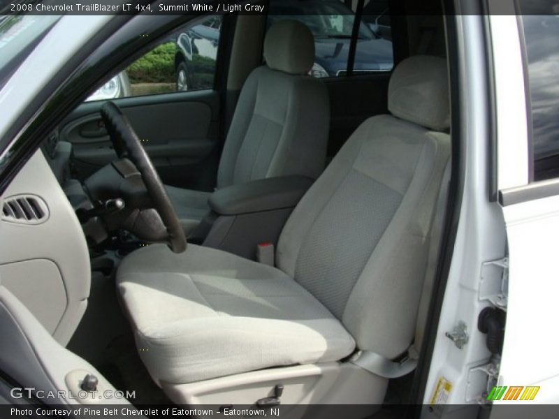 Summit White / Light Gray 2008 Chevrolet TrailBlazer LT 4x4