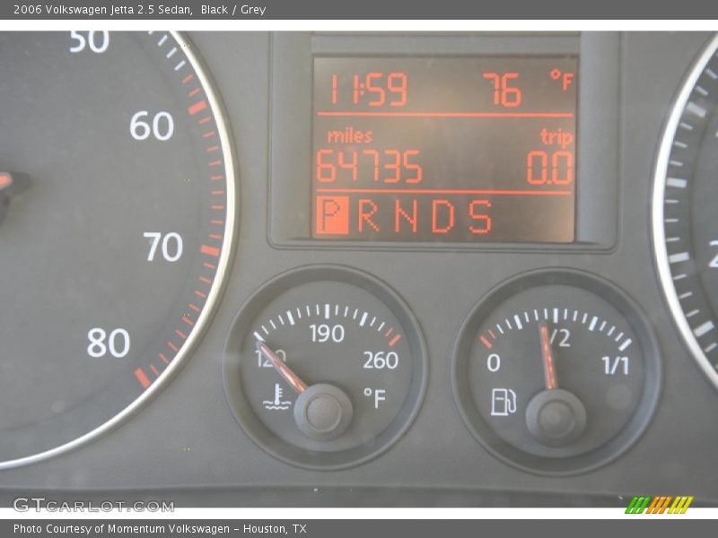 Black / Grey 2006 Volkswagen Jetta 2.5 Sedan