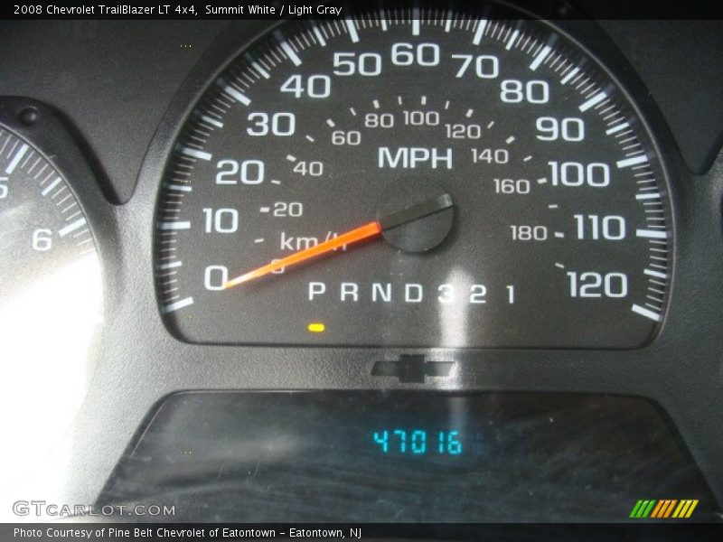Summit White / Light Gray 2008 Chevrolet TrailBlazer LT 4x4