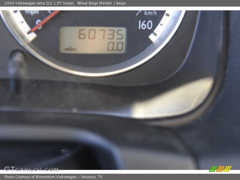 Wheat Beige Metallic / Beige 2004 Volkswagen Jetta GLS 1.8T Sedan