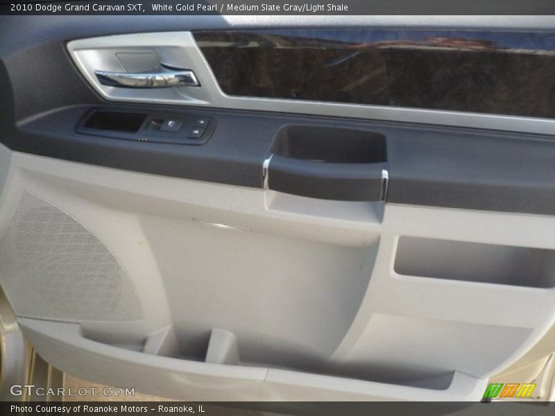 White Gold Pearl / Medium Slate Gray/Light Shale 2010 Dodge Grand Caravan SXT