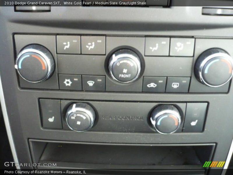 White Gold Pearl / Medium Slate Gray/Light Shale 2010 Dodge Grand Caravan SXT