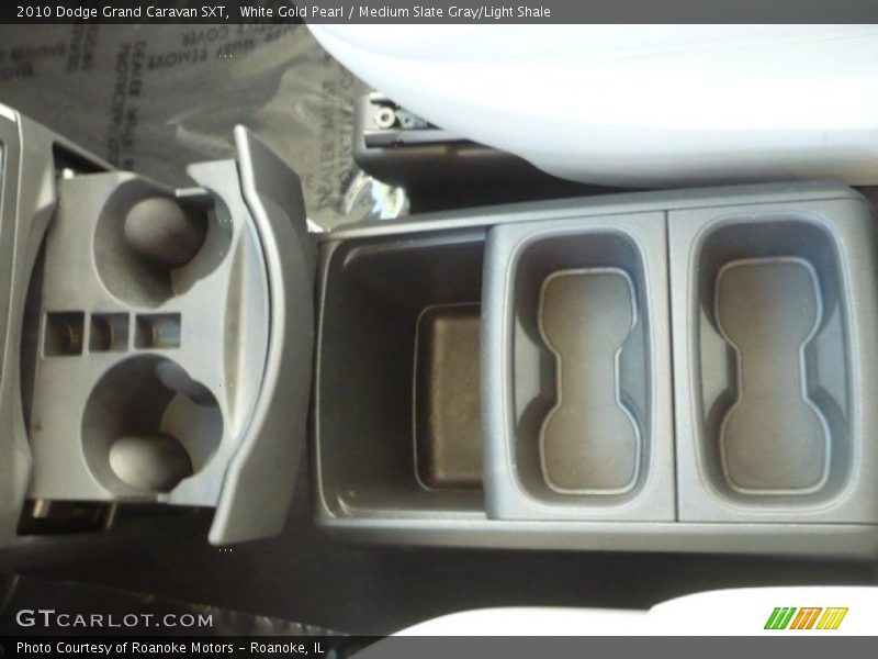 White Gold Pearl / Medium Slate Gray/Light Shale 2010 Dodge Grand Caravan SXT