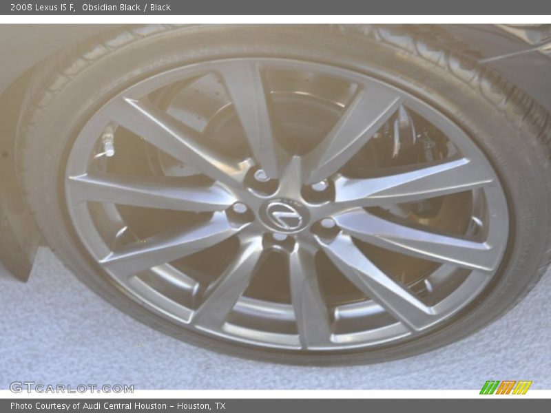 Obsidian Black / Black 2008 Lexus IS F