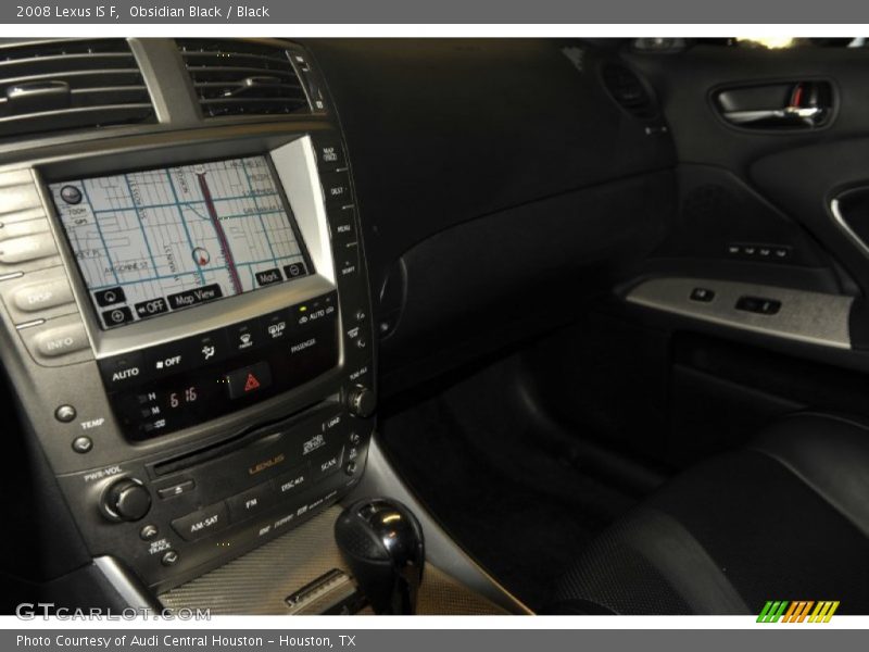 Obsidian Black / Black 2008 Lexus IS F