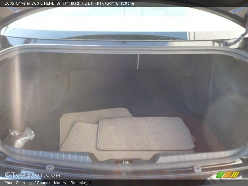 Brilliant Black / Dark Khaki/Light Graystone 2009 Chrysler 300 C HEMI