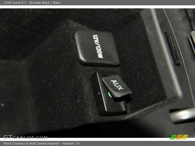 Obsidian Black / Black 2008 Lexus IS F