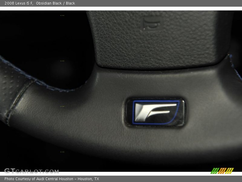 Obsidian Black / Black 2008 Lexus IS F