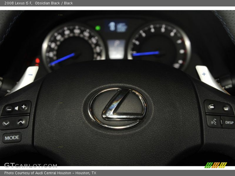 Obsidian Black / Black 2008 Lexus IS F
