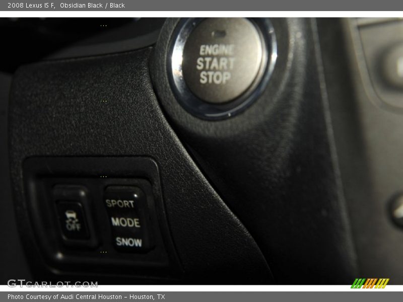 Obsidian Black / Black 2008 Lexus IS F