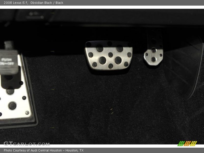 Obsidian Black / Black 2008 Lexus IS F