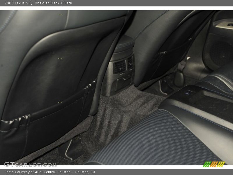 Obsidian Black / Black 2008 Lexus IS F